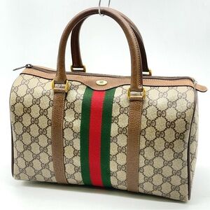 ⭐️SOLD Authentic Gucci GG sherryline Boston bag/speedy vintage